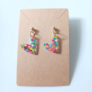 Fashion Jewelry Multicolor Heart Earrings